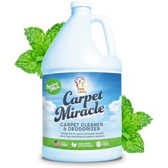 Carpet Cleaner Shampoo Solution for Machine Use, Deep Stain Remover and Odor - Picture 1 of 7